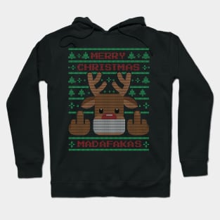 Ugly Sweater Reindeer Hoodie